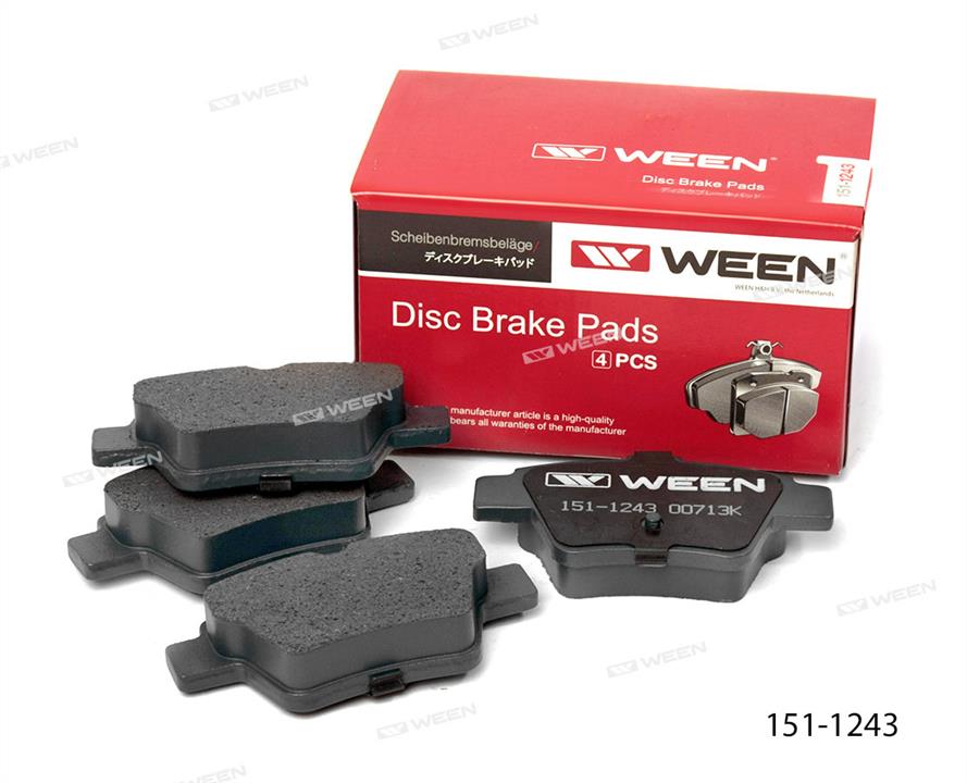 Ween 151-1243 Brake Pad Set, disc brake 1511243