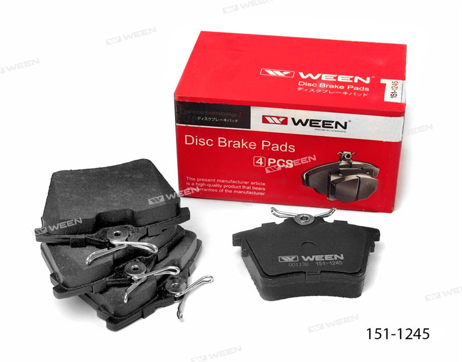 Ween 151-1245 Brake Pad Set, disc brake 1511245