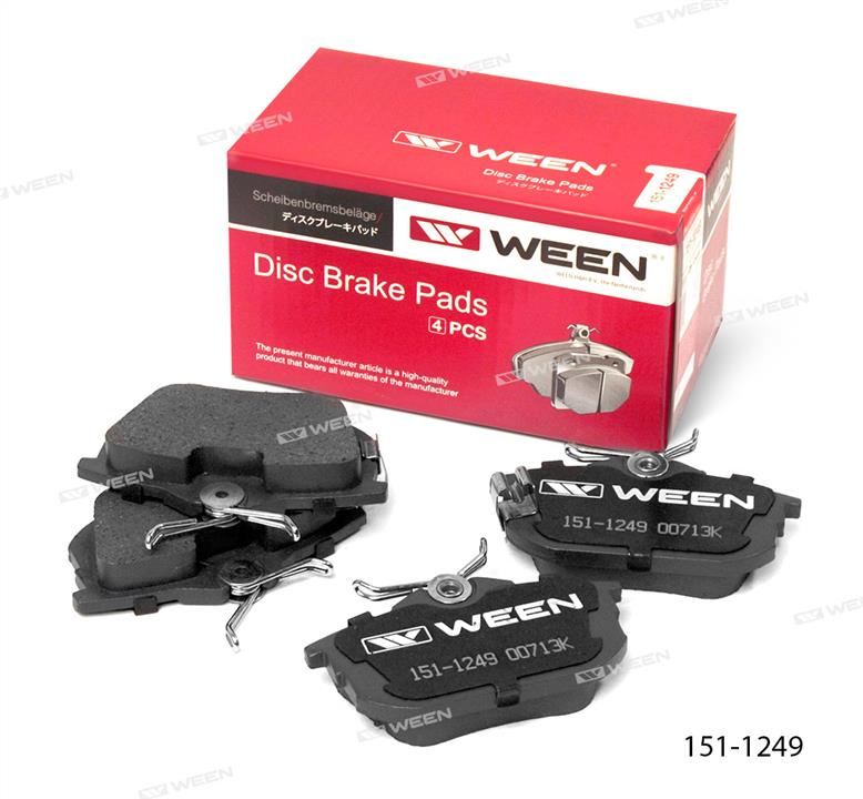 Ween 151-1249 Brake Pad Set, disc brake 1511249