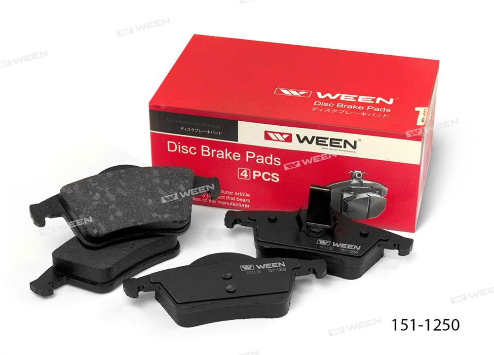 Ween 151-1250 Brake Pad Set, disc brake 1511250