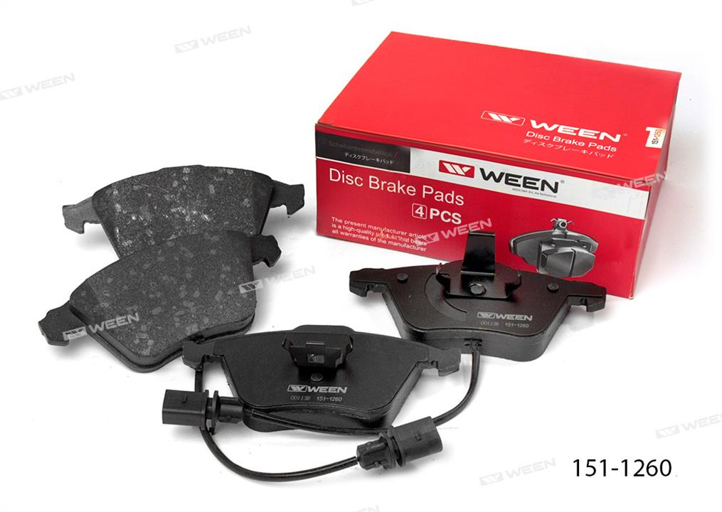 Ween 151-1260 Brake Pad Set, disc brake 1511260
