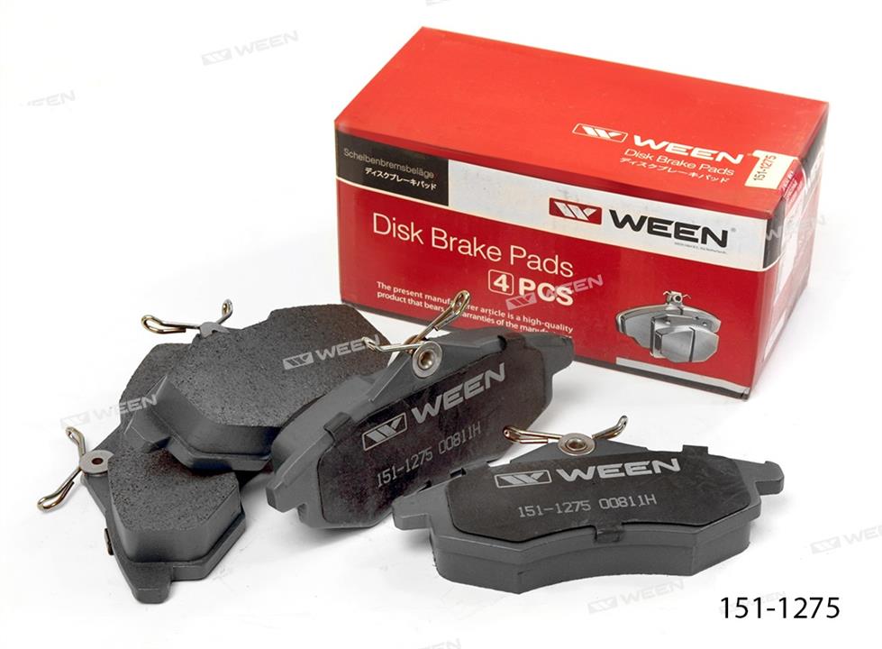 Ween 151-1275 Brake Pad Set, disc brake 1511275