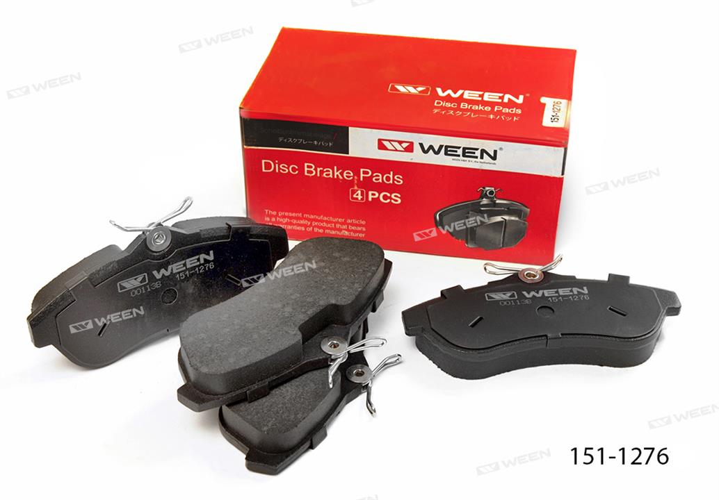 Ween 151-1276 Brake Pad Set, disc brake 1511276