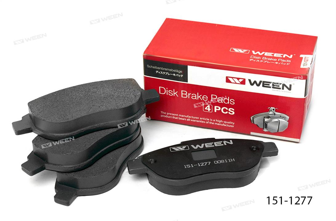 Ween 151-1277 Brake Pad Set, disc brake 1511277