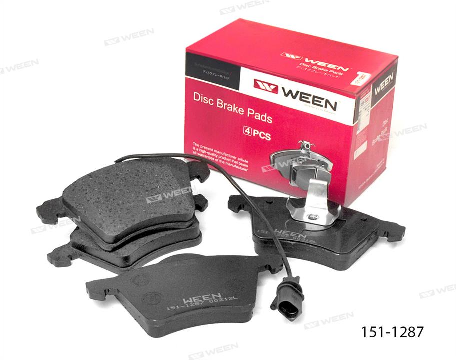 Ween 151-1287 Brake Pad Set, disc brake 1511287