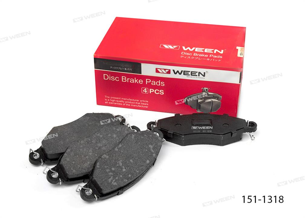 Ween 151-1318 Brake Pad Set, disc brake 1511318