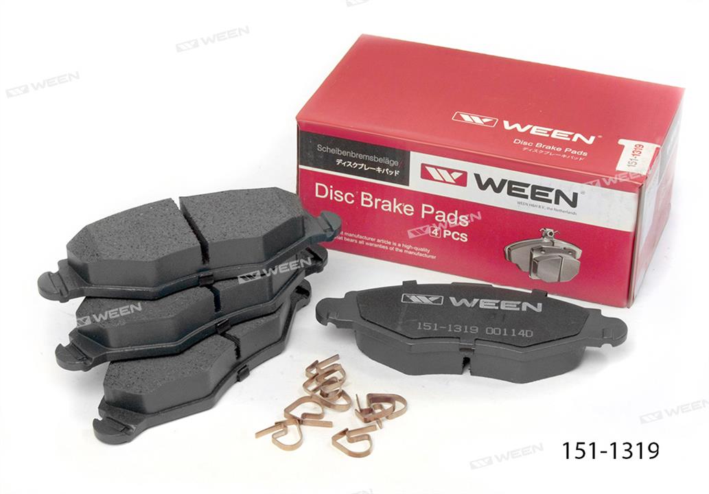 Ween 151-1319 Brake Pad Set, disc brake 1511319