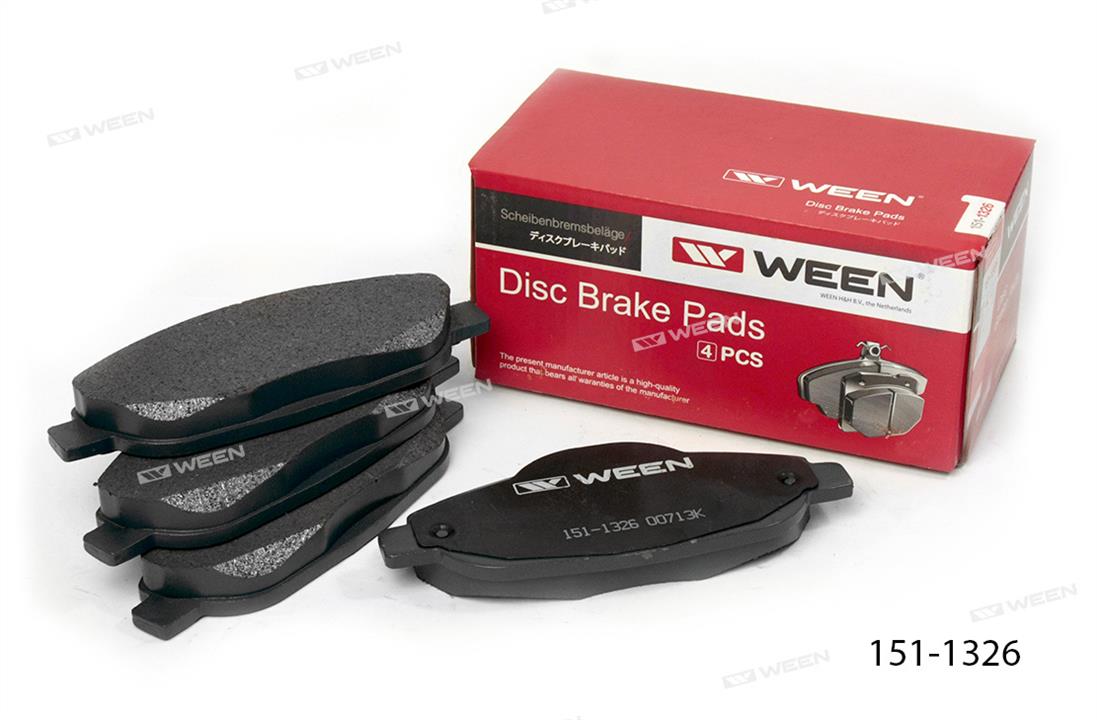 Ween 151-1326 Brake Pad Set, disc brake 1511326