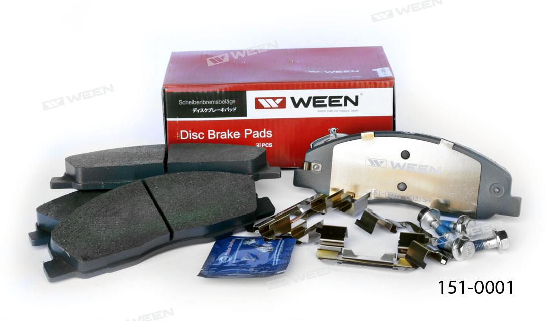 Ween 151-0001 Brake Pad Set, disc brake 1510001