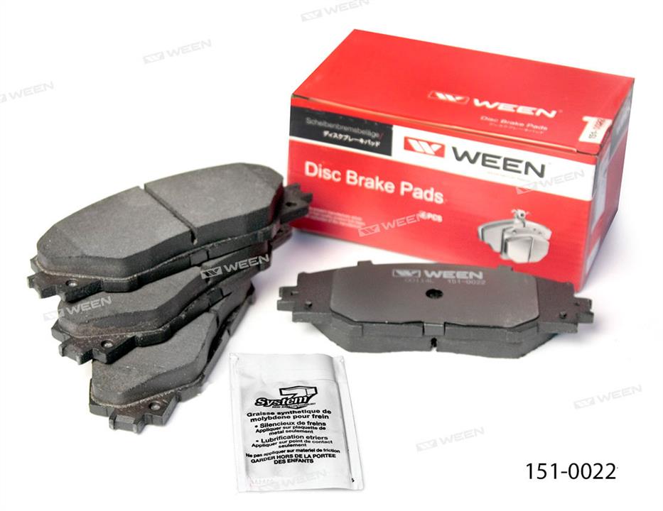 Ween 151-0022 Brake Pad Set, disc brake 1510022