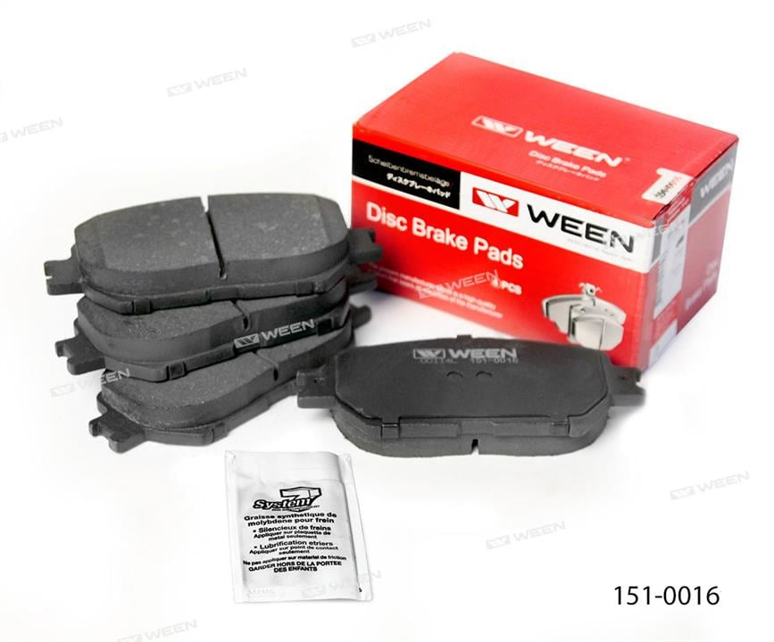 Ween 151-0016 Brake Pad Set, disc brake 1510016