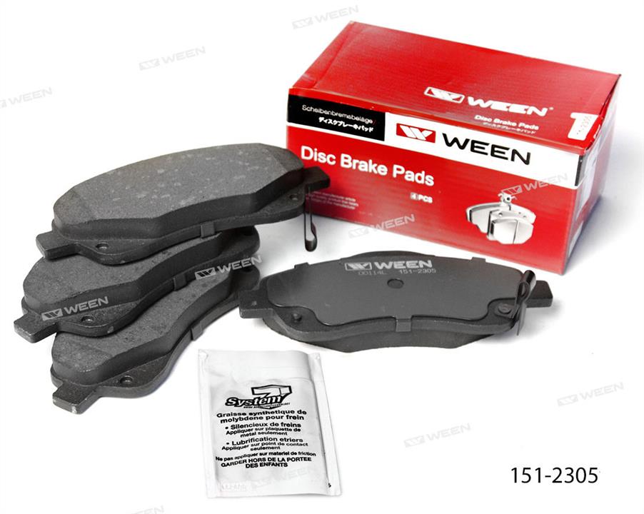 Ween 151-2305 Brake Pad Set, disc brake 1512305