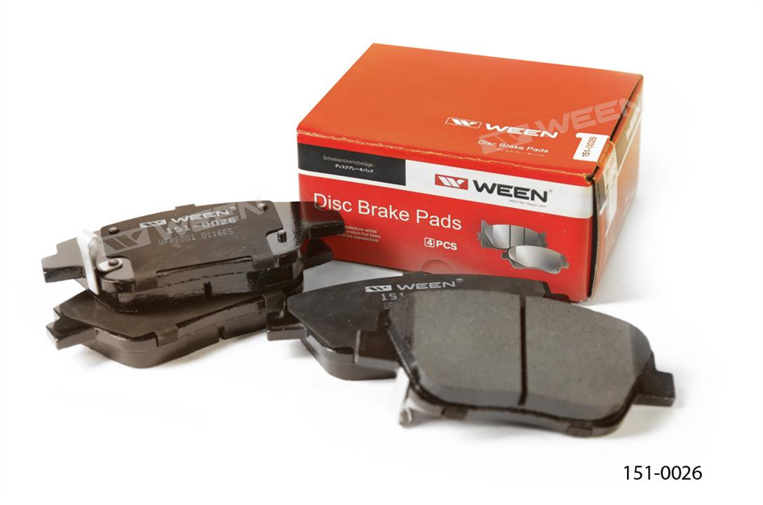 Ween 151-0026 Brake Pad Set, disc brake 1510026