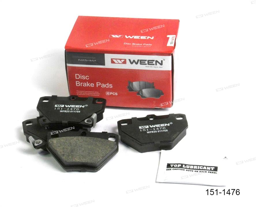 Ween 151-1476 Brake Pad Set, disc brake 1511476