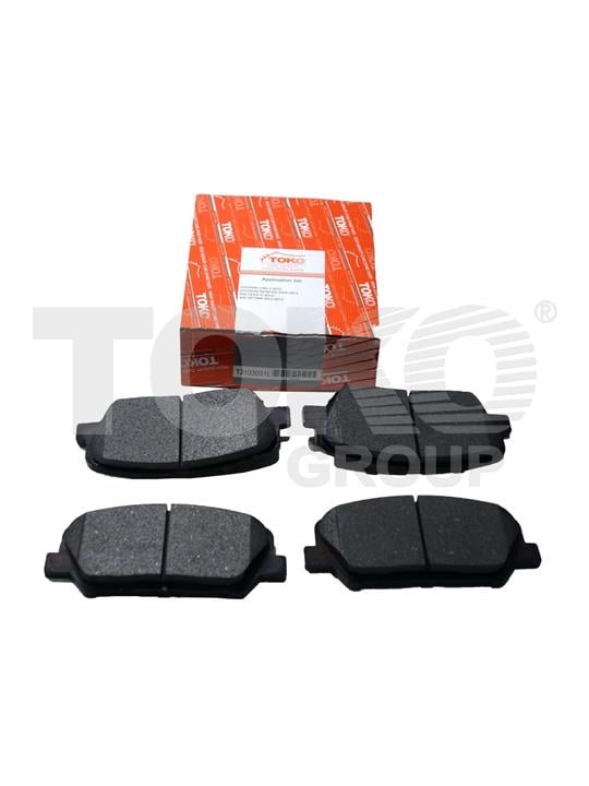 Toko T2103031L Front disc brake pads, set T2103031L