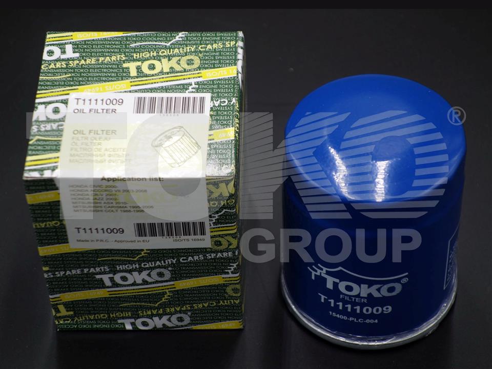 Toko T1111009 Oil Filter T1111009