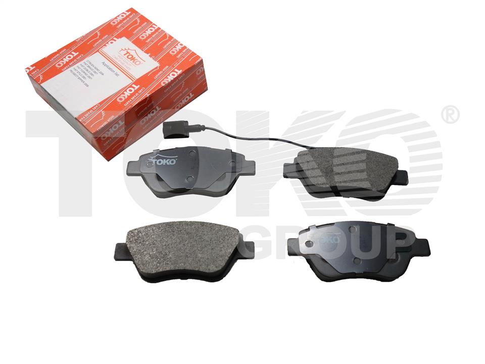 Toko T2136036L Front disc brake pads, set T2136036L