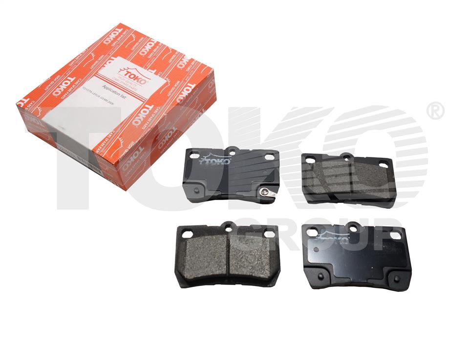 Toko T2215033L Rear disc brake pads, set T2215033L