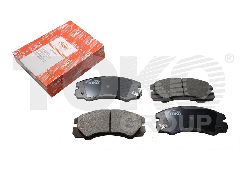Toko T2118009L Front disc brake pads, set T2118009L