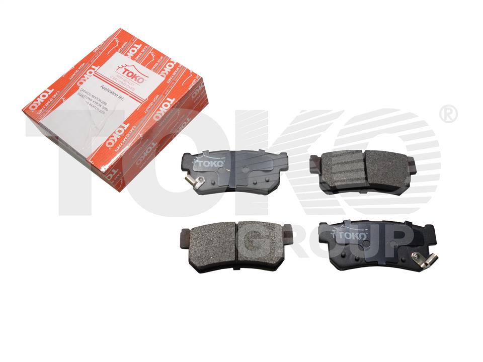 Toko T2205008L Rear disc brake pads, set T2205008L