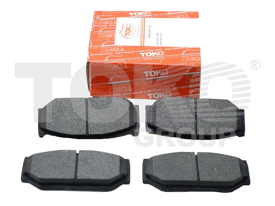 Toko T2217005L Front disc brake pads, set T2217005L