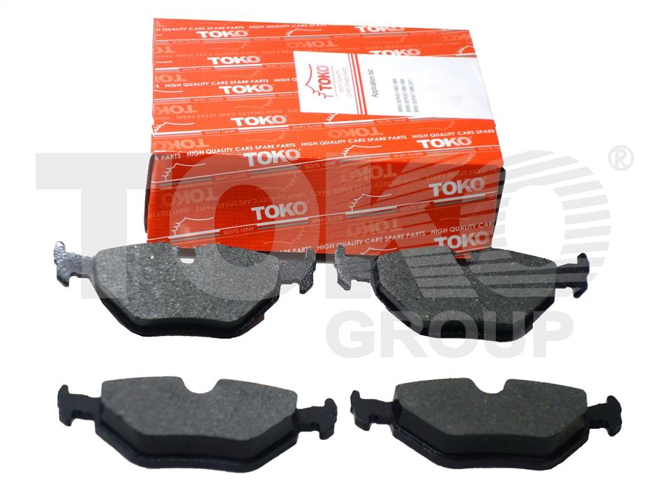 Toko T2234006L Rear disc brake pads, set T2234006L