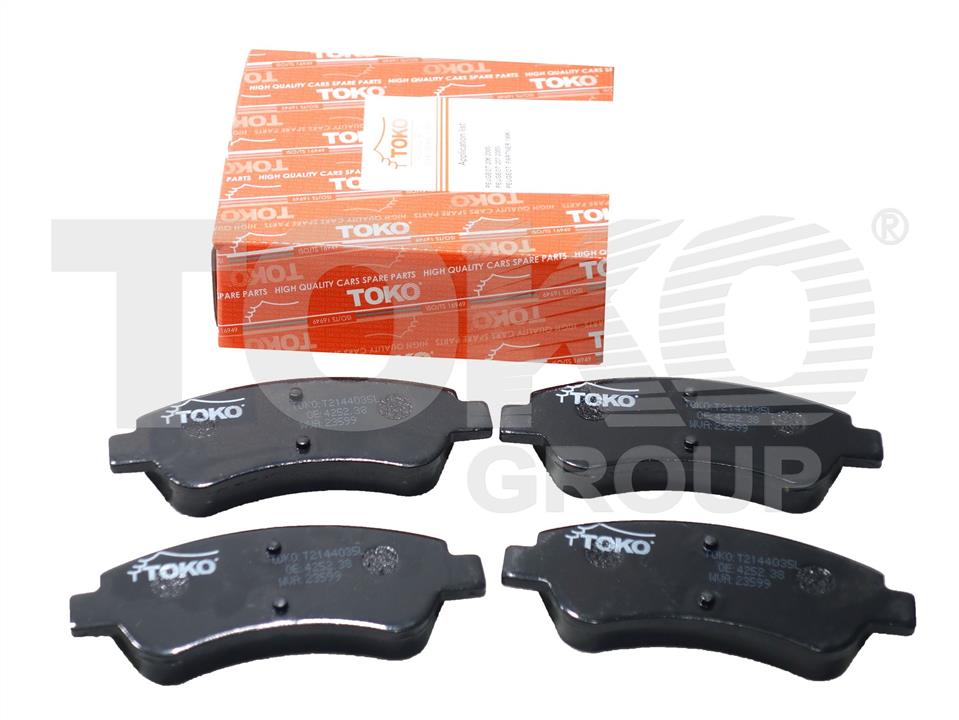 Toko T2144035L Front disc brake pads, set T2144035L