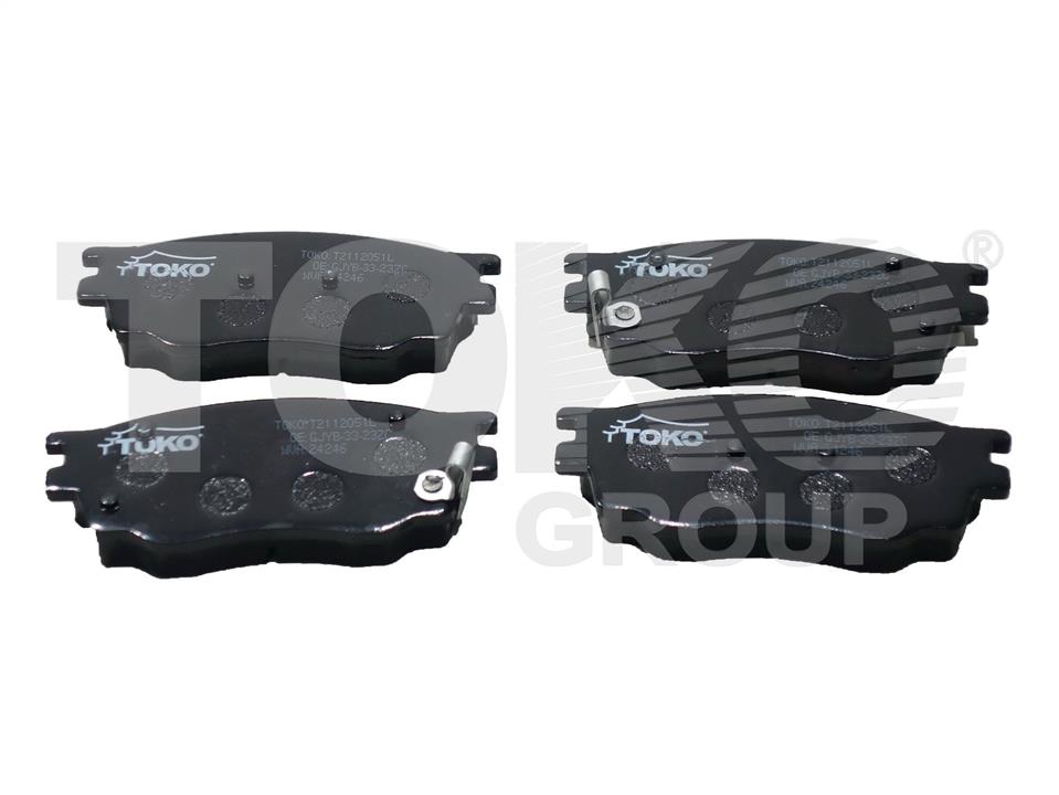 Toko T2112051L Front disc brake pads, set T2112051L