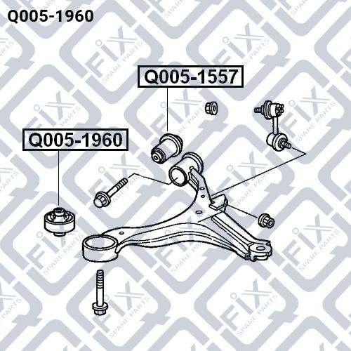 Silent block front lower arm front Q-fix Q005-1960