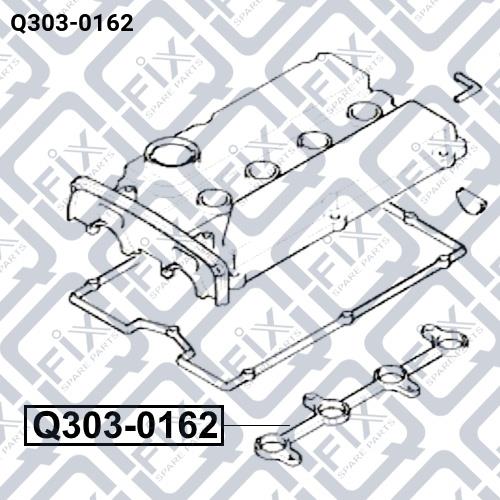 Gasket B, Head Cover Q-fix Q303-0162