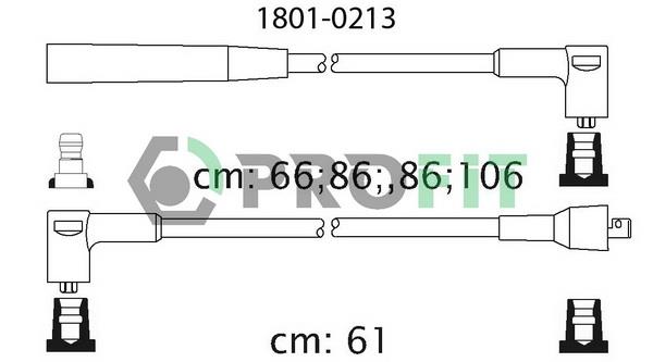 Profit 1801-0213 Ignition cable kit 18010213