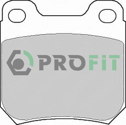 Profit 5000-0973 Rear disc brake pads, set 50000973