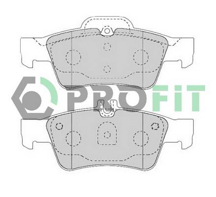 Profit 5000-1526 Rear disc brake pads, set 50001526