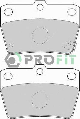 Profit 5000-1531 Rear disc brake pads, set 50001531