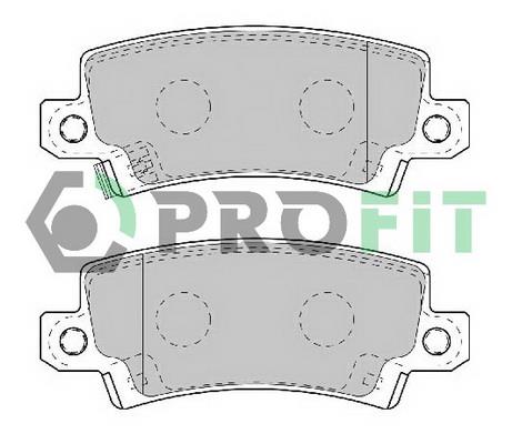 Profit 5000-1574 Rear disc brake pads, set 50001574