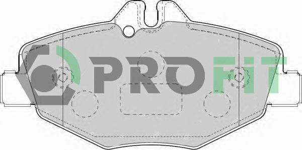 Profit 5000-1414 Front disc brake pads, set 50001414