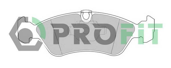 Profit 5000-1067 Front disc brake pads, set 50001067
