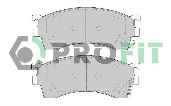 Profit 5000-0950 Front disc brake pads, set 50000950