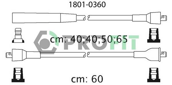 Profit 1801-0360 Ignition cable kit 18010360