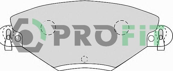 Profit 5000-1411 Front disc brake pads, set 50001411