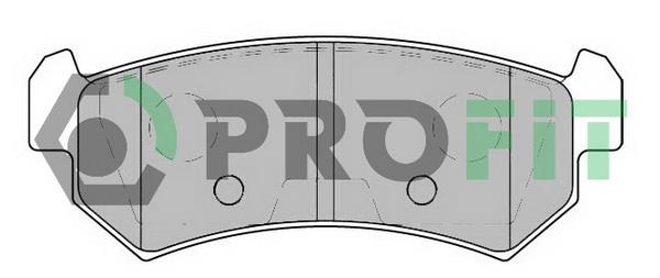 Profit 5000-1889 Rear disc brake pads, set 50001889