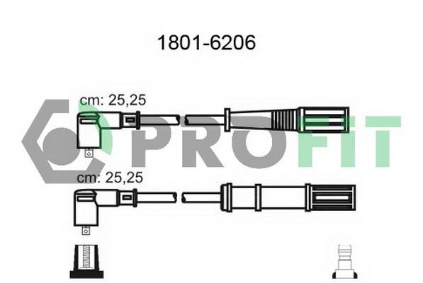 Profit 1801-6206 Ignition cable kit 18016206