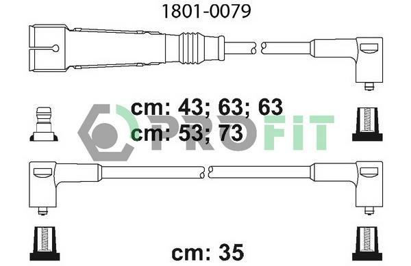 Profit 1801-0079 Ignition cable kit 18010079
