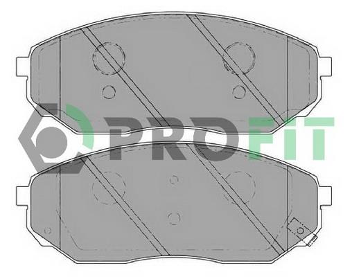 Profit 5000-1735 Front disc brake pads, set 50001735