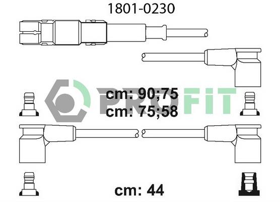 Profit 1801-0230 Ignition cable kit 18010230