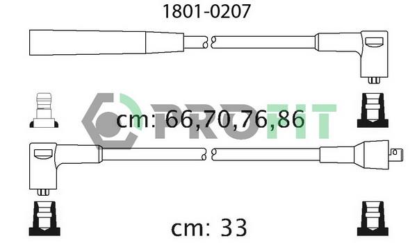 Profit 1801-0207 Ignition cable kit 18010207
