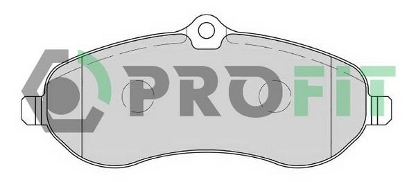 Profit 5000-1771 Front disc brake pads, set 50001771