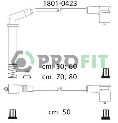 Profit 1801-0423 Ignition cable kit 18010423