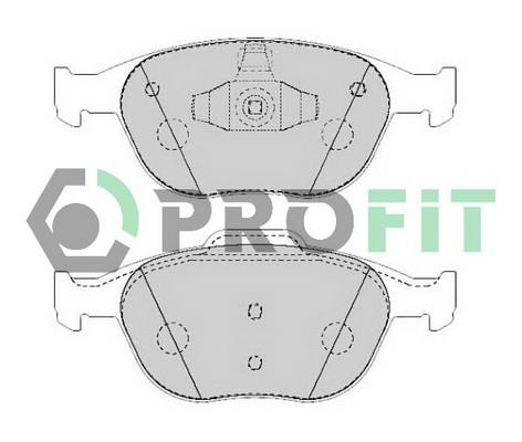 Profit 5000-1568 Front disc brake pads, set 50001568