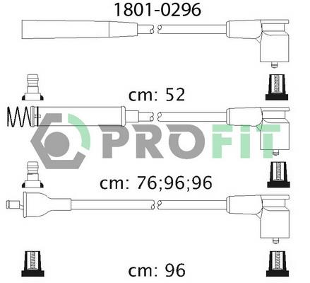 Profit 1801-0296 Ignition cable kit 18010296